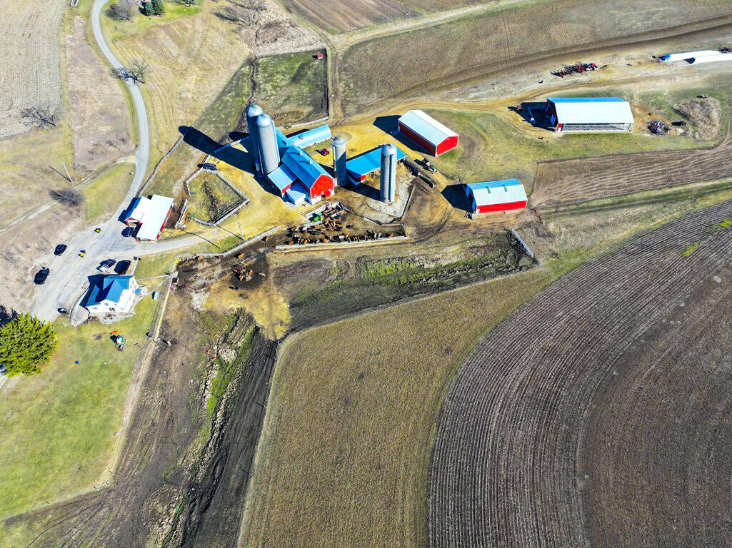 4239 Reeson Road Brigham, WI 53507 - Photo 10 of 47 34-Iowa 103 drone 13