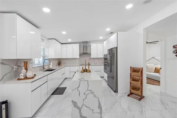 a house view with a seating space