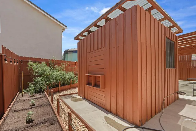 a view of a storage room