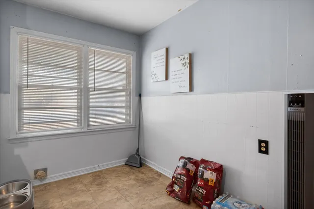 a room with a window