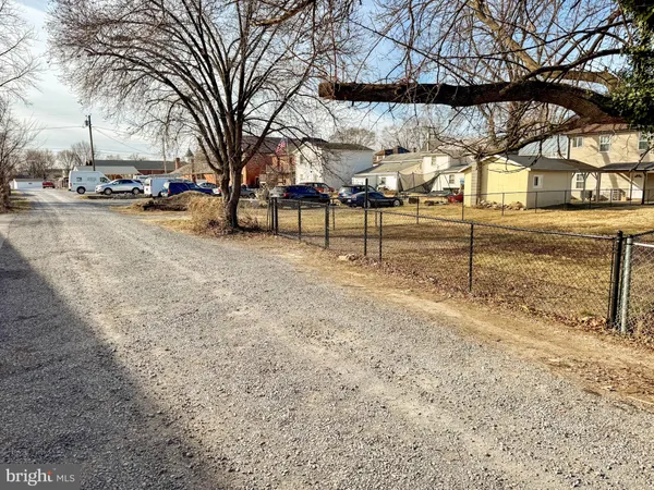 a view of street with trees