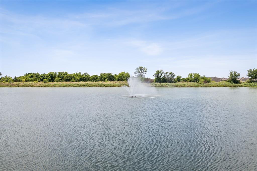 1014 Dunhill Lane Forney, TX 75126 - Photo 37 of 38 Expansive water feature with a central fountain in the community pond.