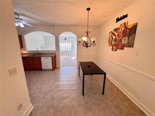 a room with table and chair