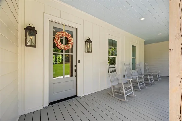 a view of a livingroom with furniture and window