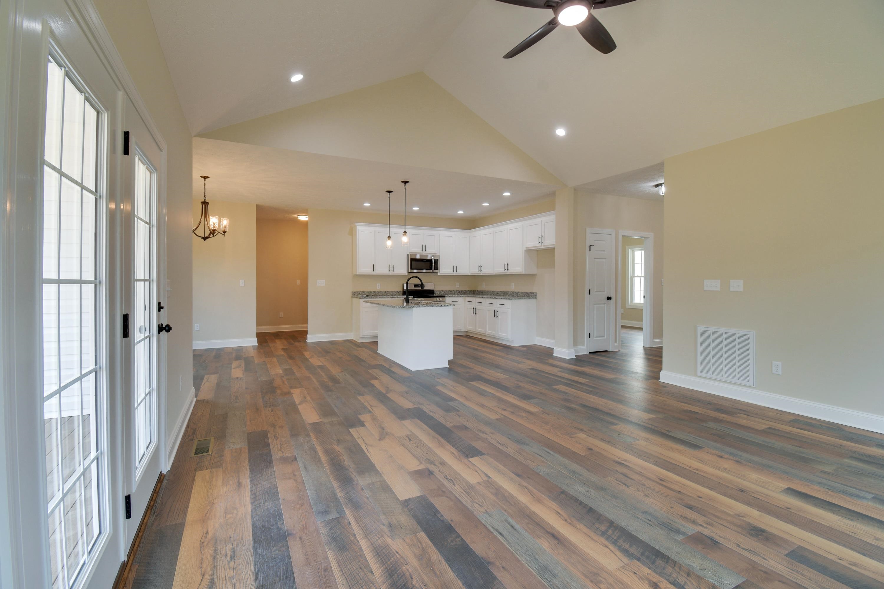 103 Fall Ridge Drive Stuarts Draft, VA 24477 - Photo 15 of 31 a view of a kitchen with a sink and a refrigerator