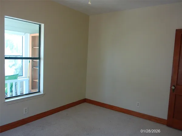 a small space with a window