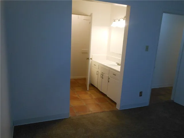 a view of an empty room