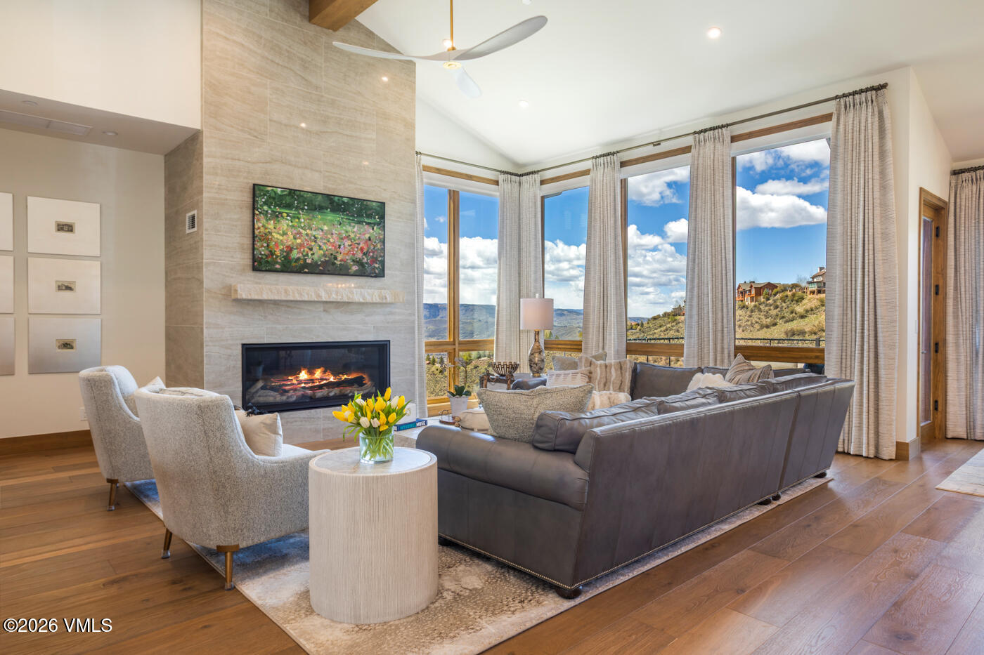 5205 Long Sun Lane Avon, CO 81620 - Photo 1 of 35 a living room with furniture and a fireplace