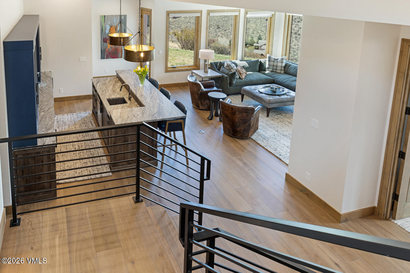 5205 Long Sun Lane Avon, CO 81620 - Photo 22 of 35 a view of a living room with furniture and floor to ceiling window