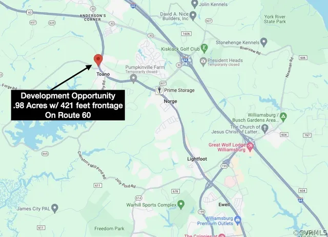 $350,000 | 7989 Richmond Road, Toano, VA 23168