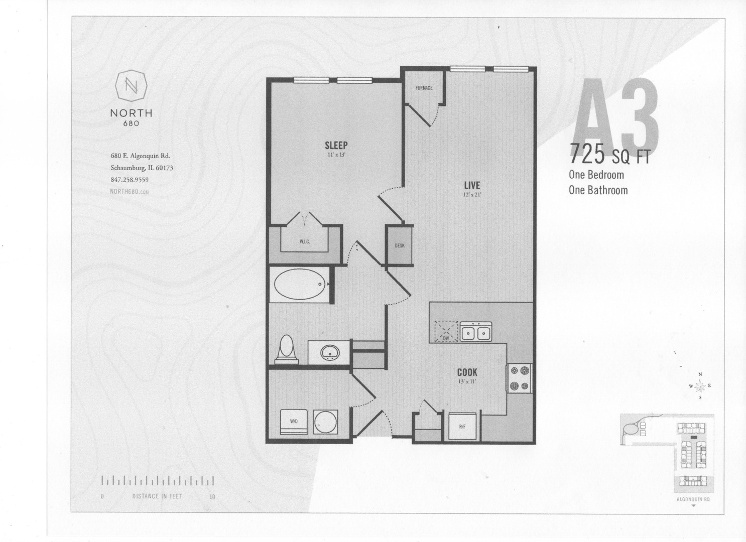 670 East Algonquin Road, Unit 4409 Schaumburg, IL 60173 - Photo 8 of 23 a picture of a wall with a white wall