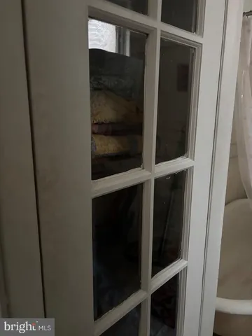 a close view of walk in closet