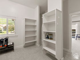 514 North Olympic Way Midway, UT 84049 - Photo 13 of 30 White shaker-style window shutters and built-in shelving units