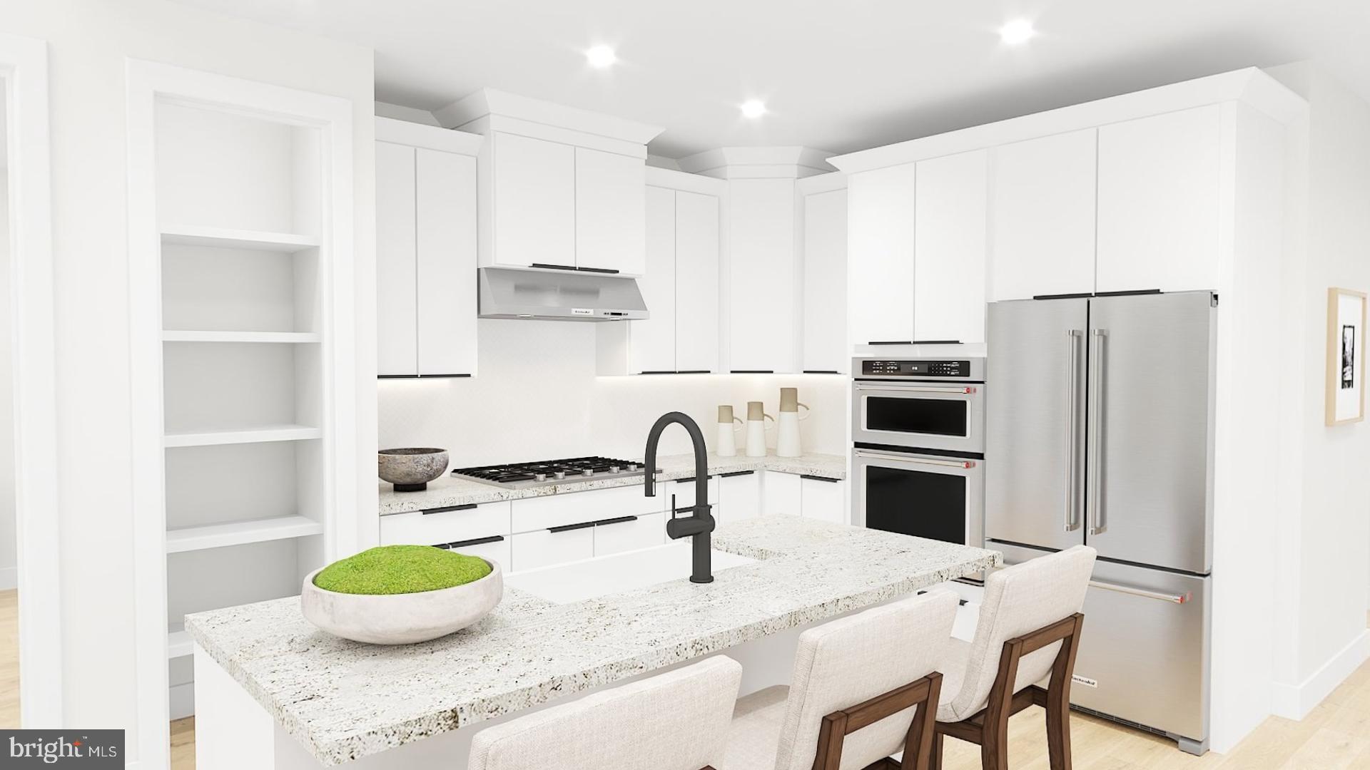 573 Trifecta Road, Unit 313 Downingtown, PA 19335 - Photo 64 of 66 a kitchen with stainless steel appliances a sink and a refrigerator