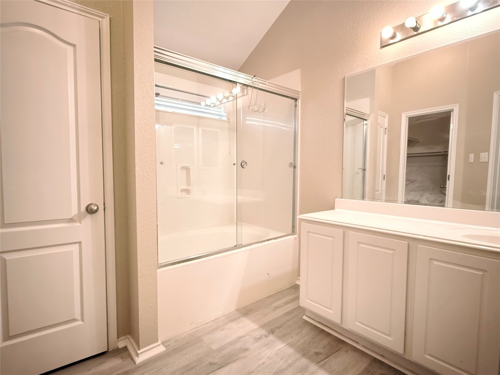 1548 Tonia Loop Round Rock, TX 78665 - Photo 25 of 29 a bathroom with a shower and a sink