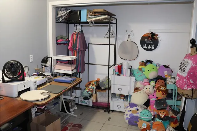 a room with furniture and a couch