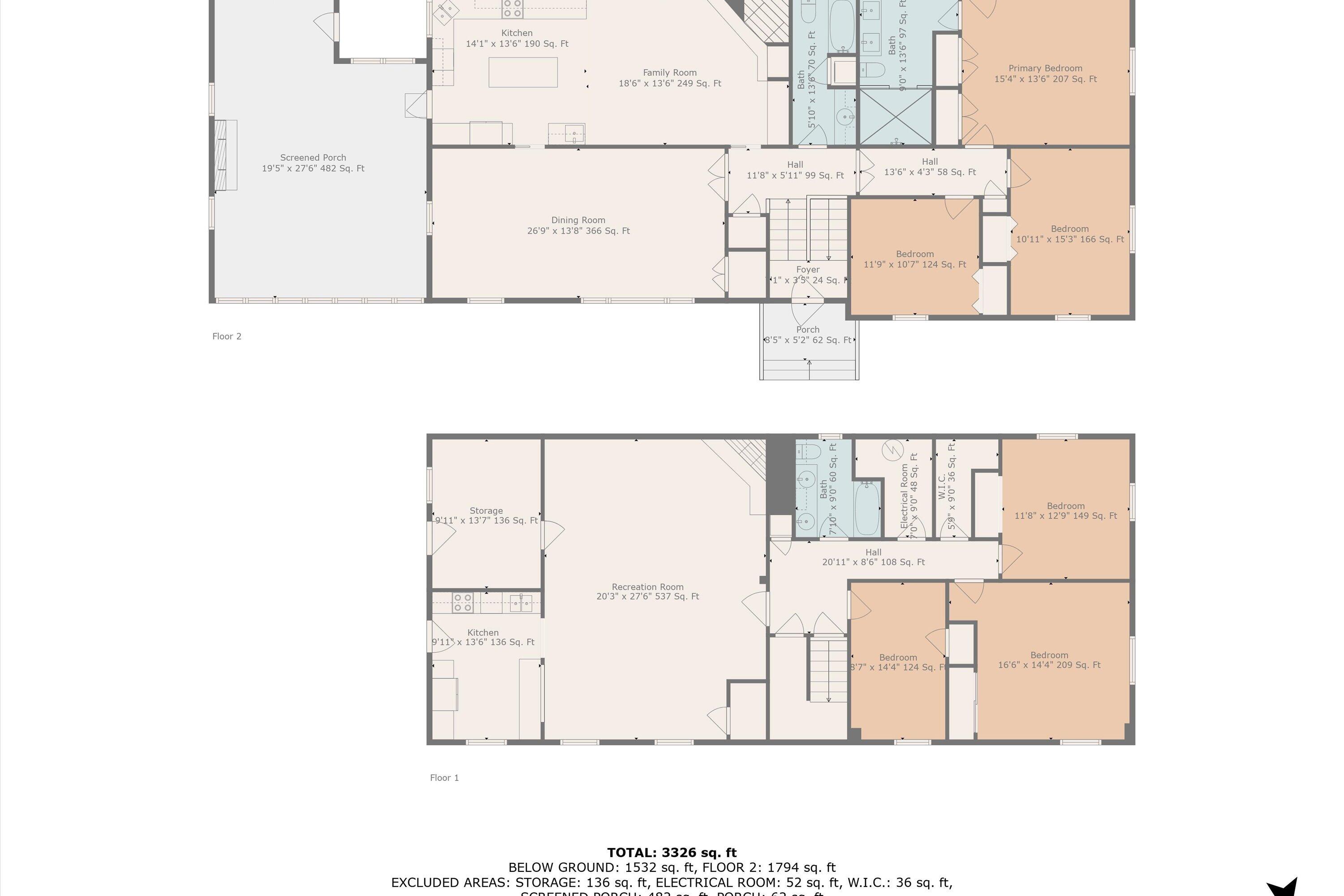 1624 Blair Road Southwest Roanoke, VA 24015 - Photo 49 of 49 49-Floor Plan