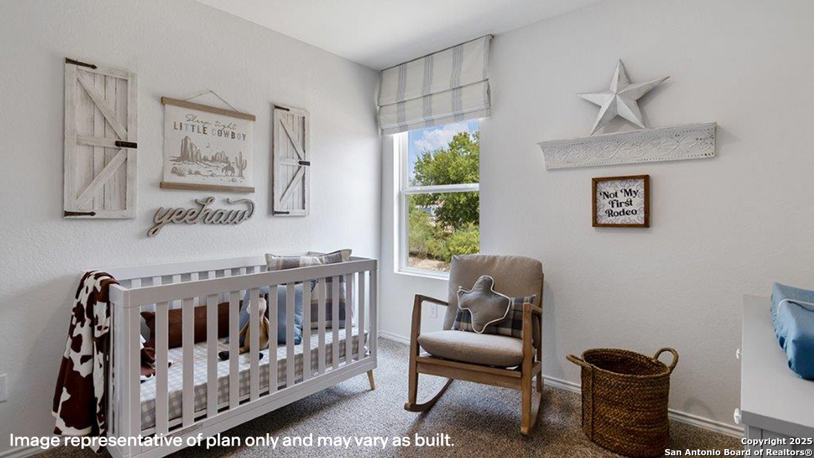 12602 Desert Fox Converse, TX 78109 - Photo 30 of 49 a bedroom with furniture and a window