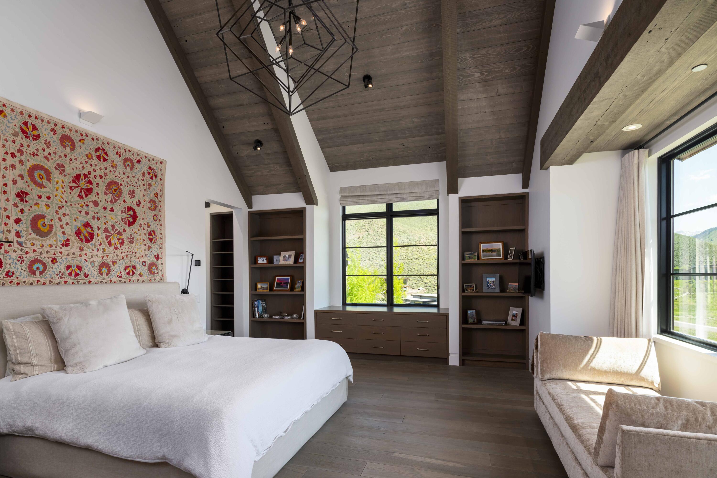 305 Diamond Back Road Sun Valley, ID 83353 - Photo 15 of 28 Primary bedroom with views to Mindbender