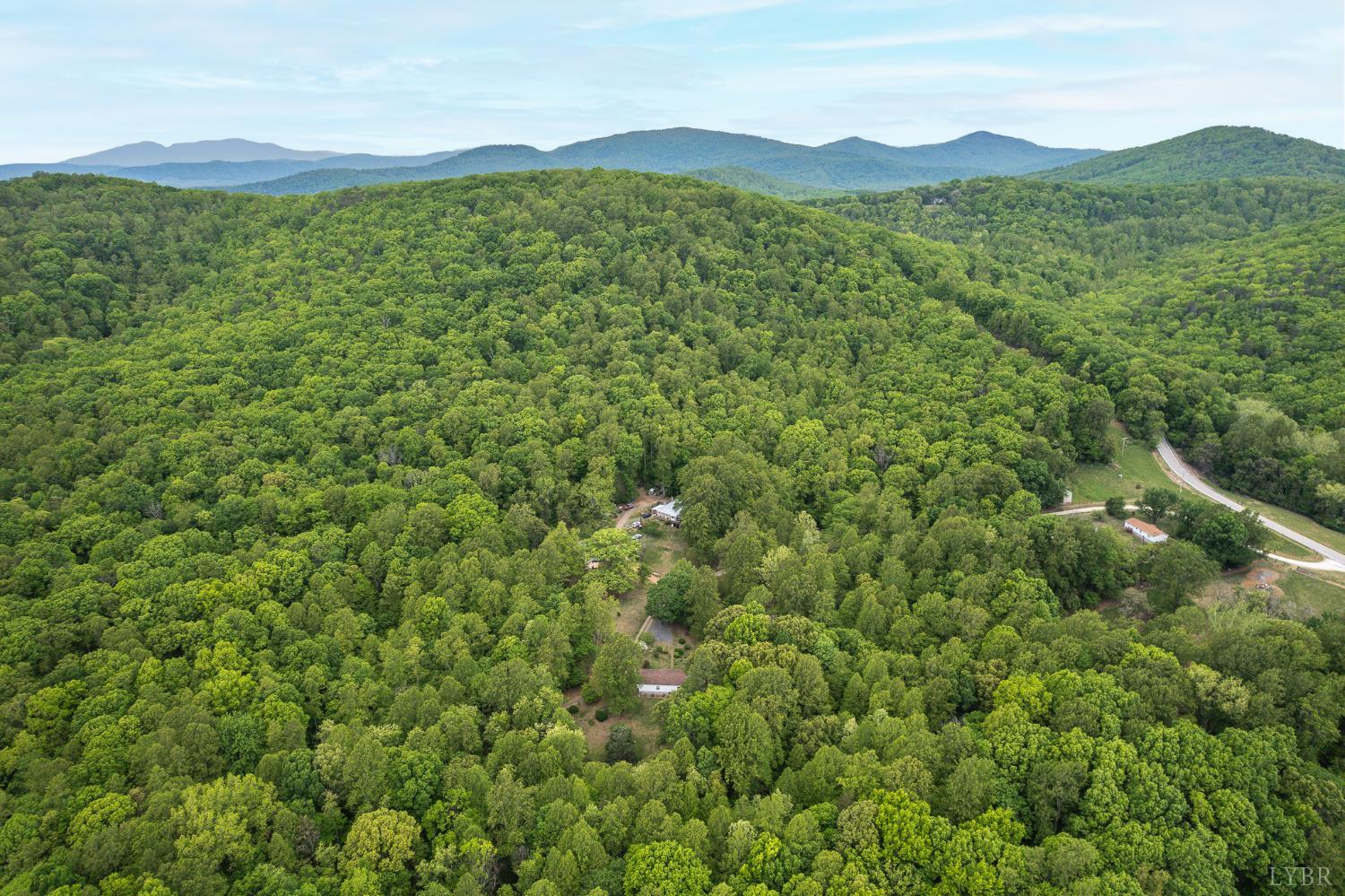 142 Micklem Lane Shipman, VA 22971 - Photo 35 of 38 a view of a lush green hillside and houses