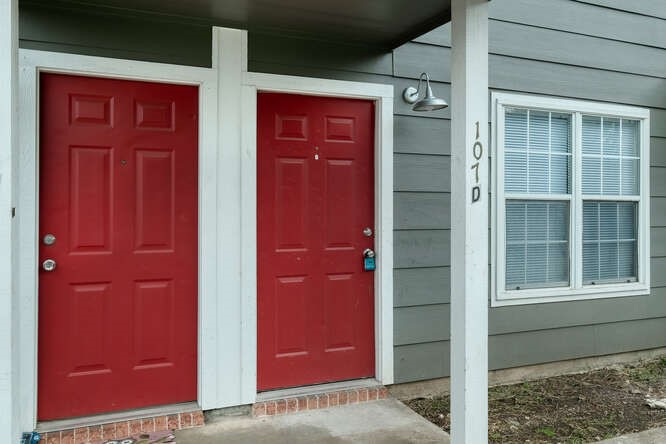 107 Castleberry Court, Unit D Bertram, TX 78605 - Photo 3 of 13 View of property entrance