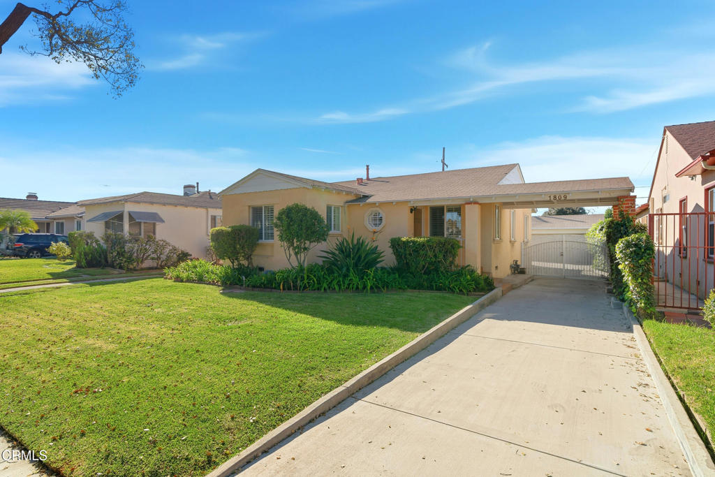 1809 South Palm Avenue Alhambra, CA 91803 - Photo 2 of 44 a view of outdoor space yard and front view of a house