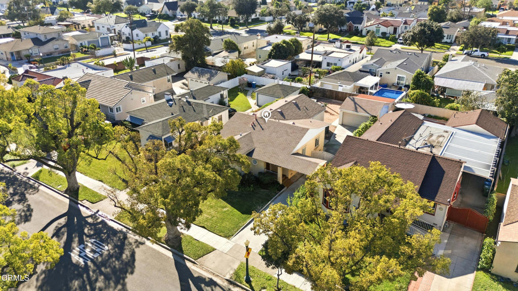 1809 South Palm Avenue Alhambra, CA 91803 - Photo 40 of 44 an aerial view of residential houses with outdoor space