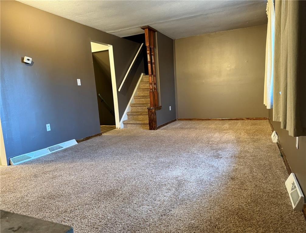 464 State Rte 1027 Kittanning, PA 16201 - Photo 18 of 24 a view of an empty room with stairs