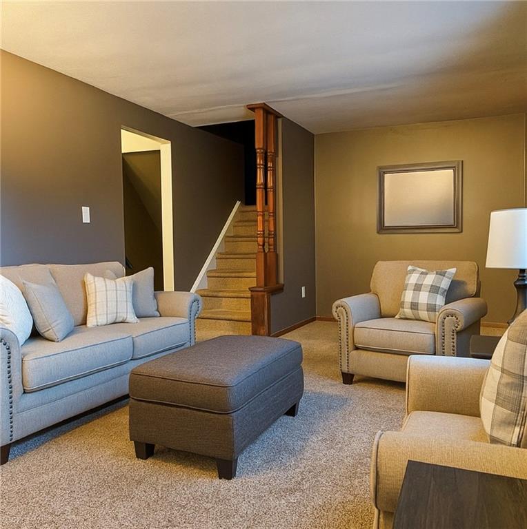 464 State Rte 1027 Kittanning, PA 16201 - Photo 6 of 24 a living room with furniture and a ceiling fan