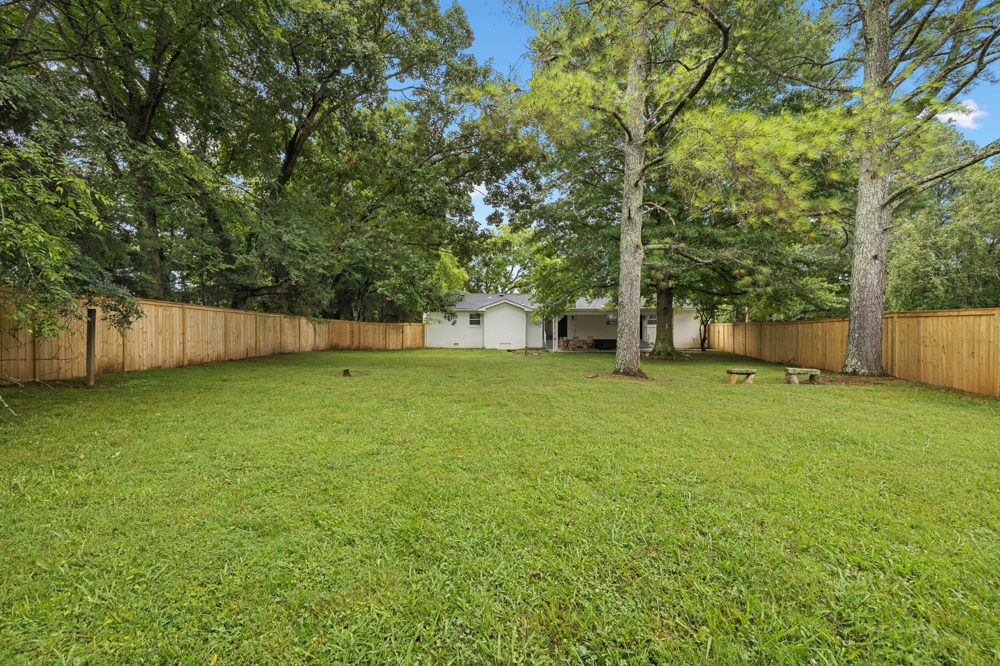 2614 Elam Road Murfreesboro, TN 37127 - Photo 18 of 97 a view of a backyard with a small cabin
