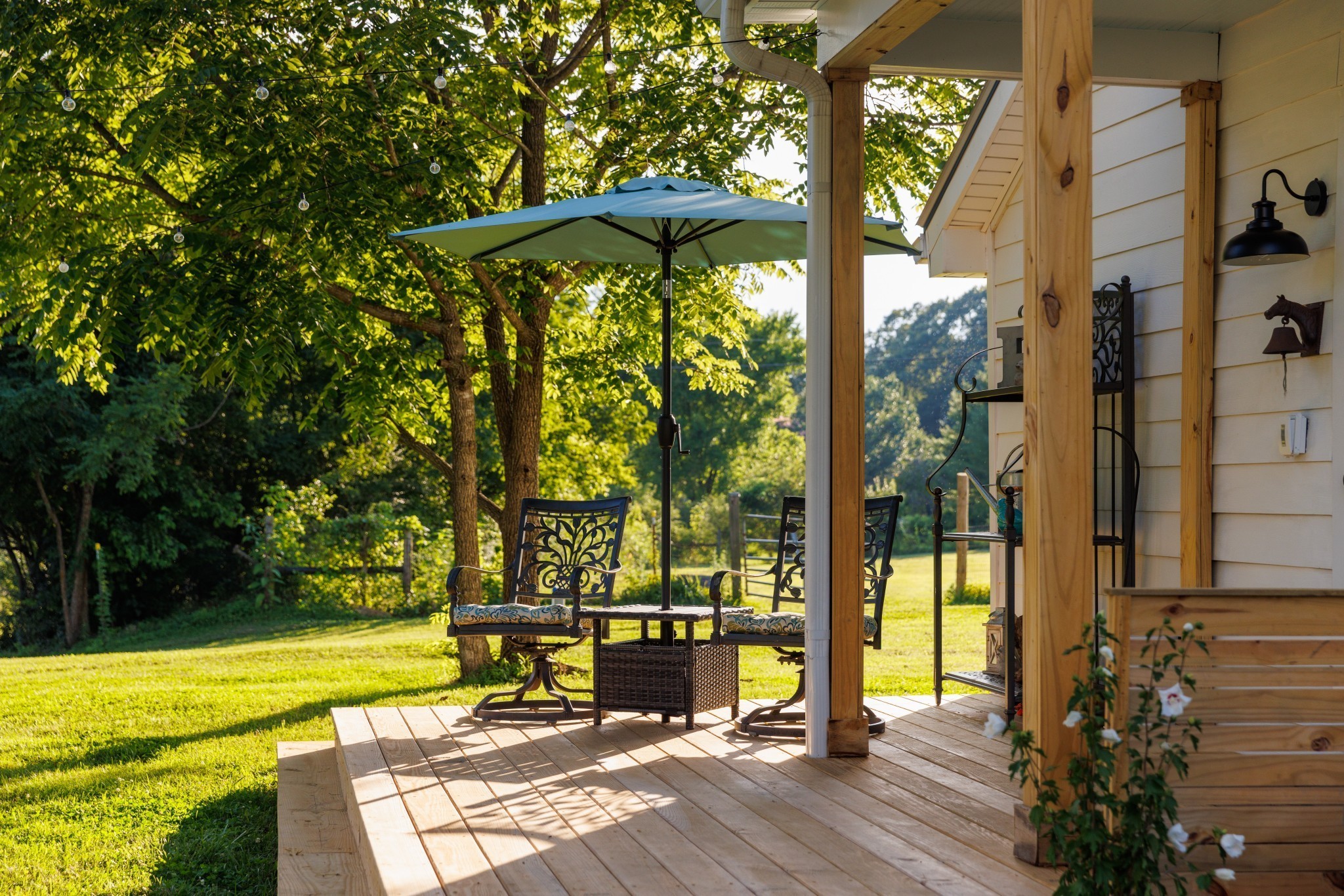 7365 Coldwater Road Fairview, TN 37062 - Photo 23 of 58 a view of a swimming pool with an outdoor seating and yard