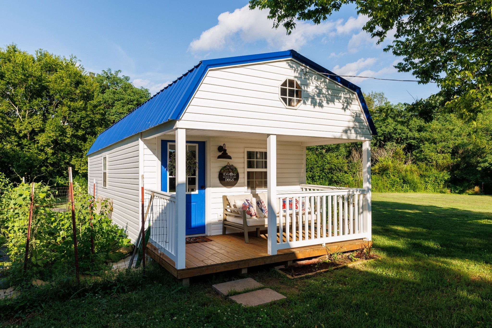 7365 Coldwater Road Fairview, TN 37062 - Photo 25 of 58 a view of backyard with deck and garden