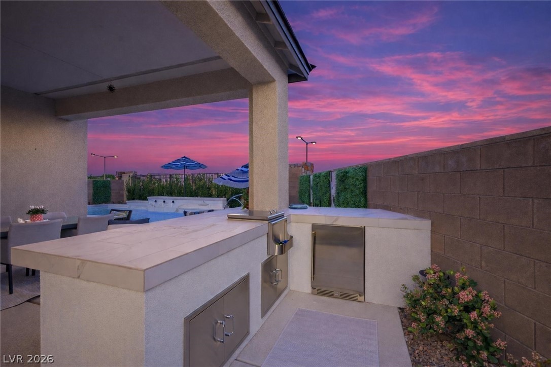 112 Springbough Lane Las Vegas, NV 89138 - Photo 35 of 41 Bbq build out