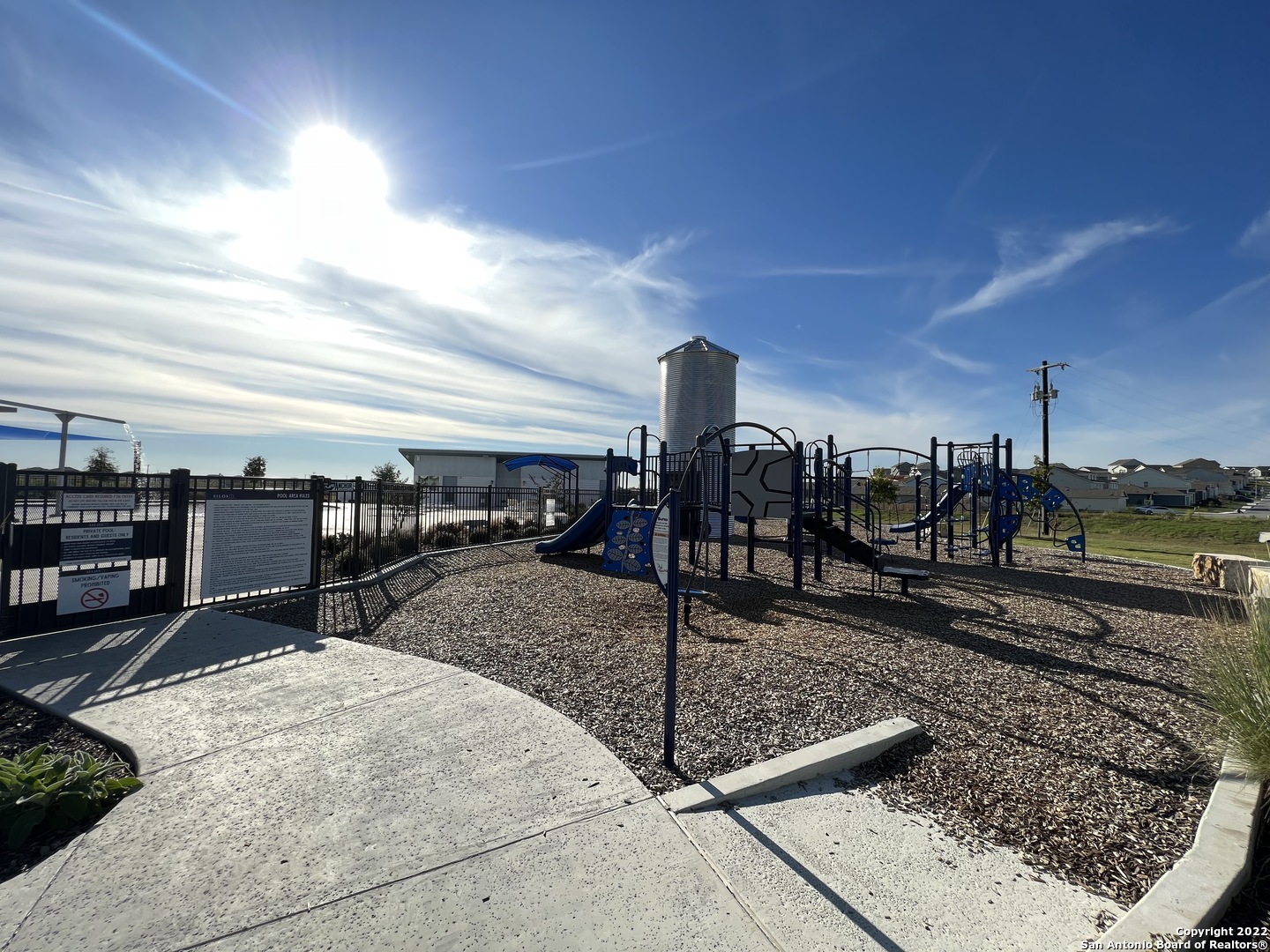 7314 Silos Ridge San Antonio, TX 78252 - Photo 38 of 45 a view of a hall with floor to ceiling windows