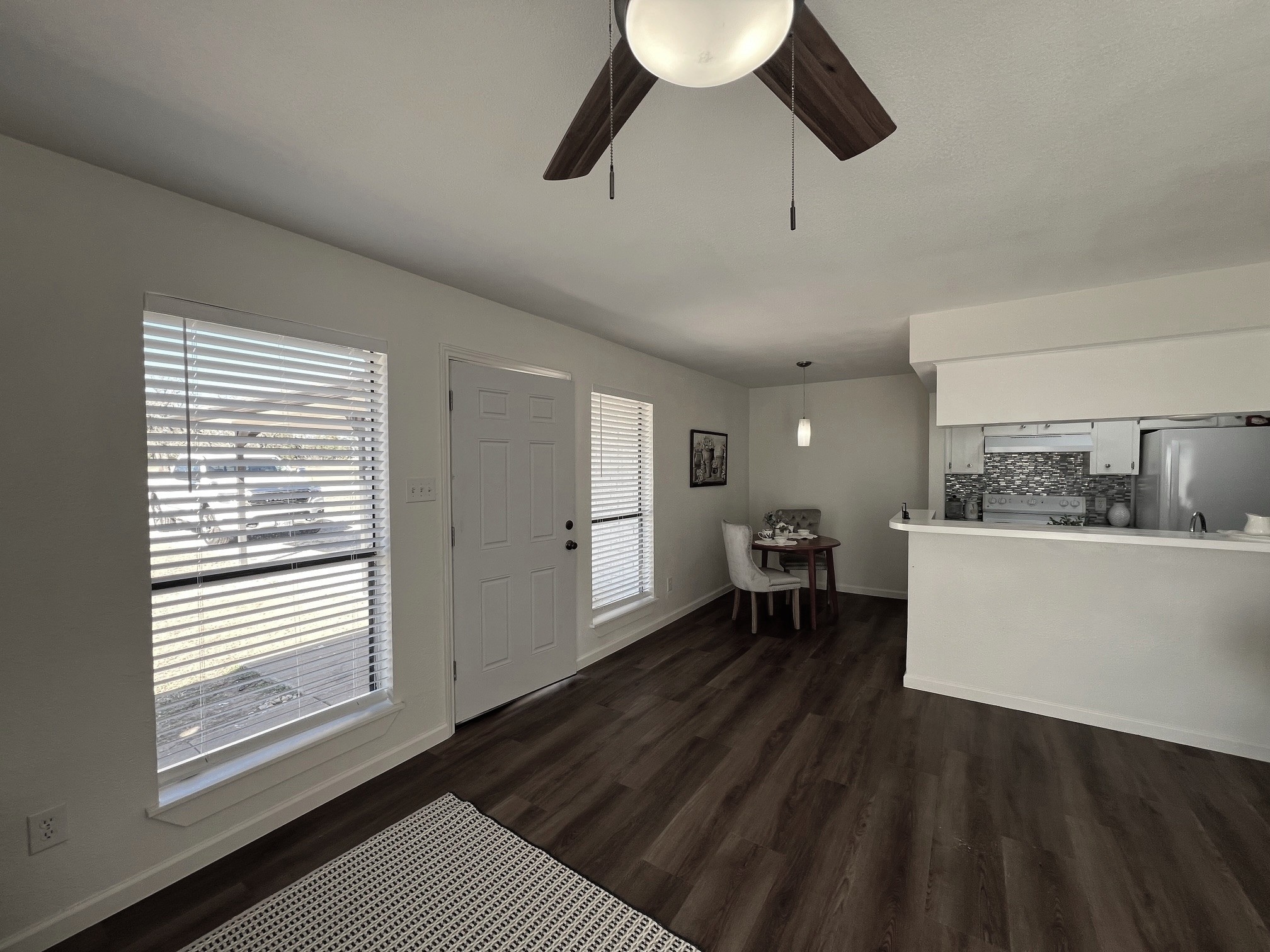 245 Mt Olive Road, Unit A & B Cedar Creek, TX 78612 - Photo 3 of 33 Entrance foyer featuring a ceiling fan