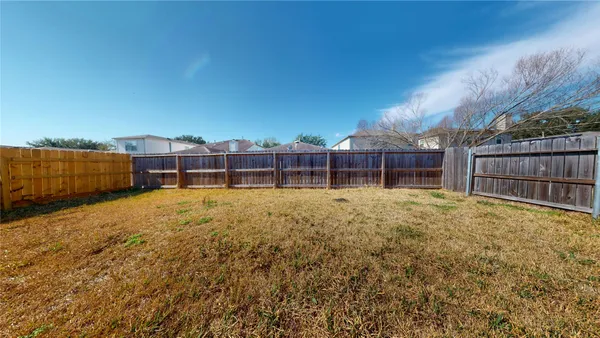 a house view with a outdoor space