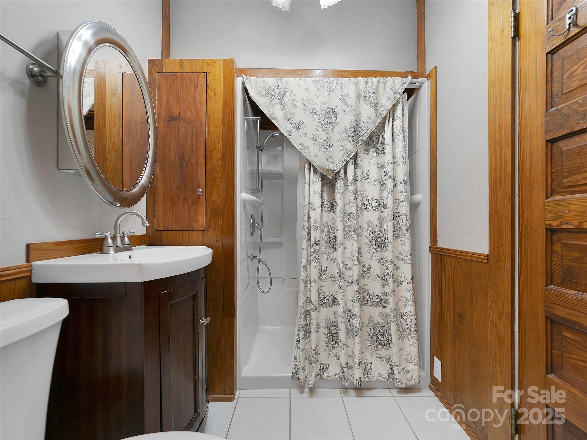 363 North Country Club Road Brevard, NC 28712 - Photo 28 of 42 a bathroom with a sink and a mirror