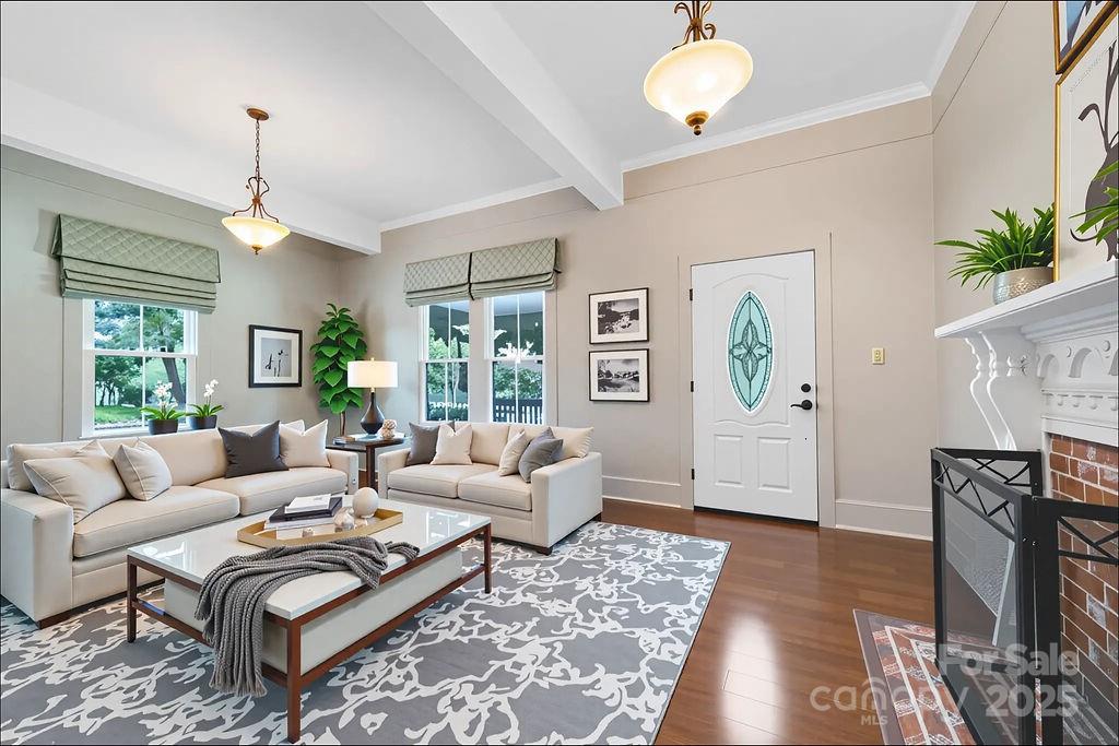 363 North Country Club Road Brevard, NC 28712 - Photo 8 of 42 a living room with furniture a dining table and a window