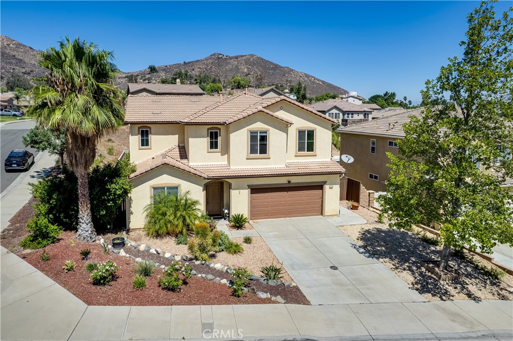 front view of a house with a small yard
