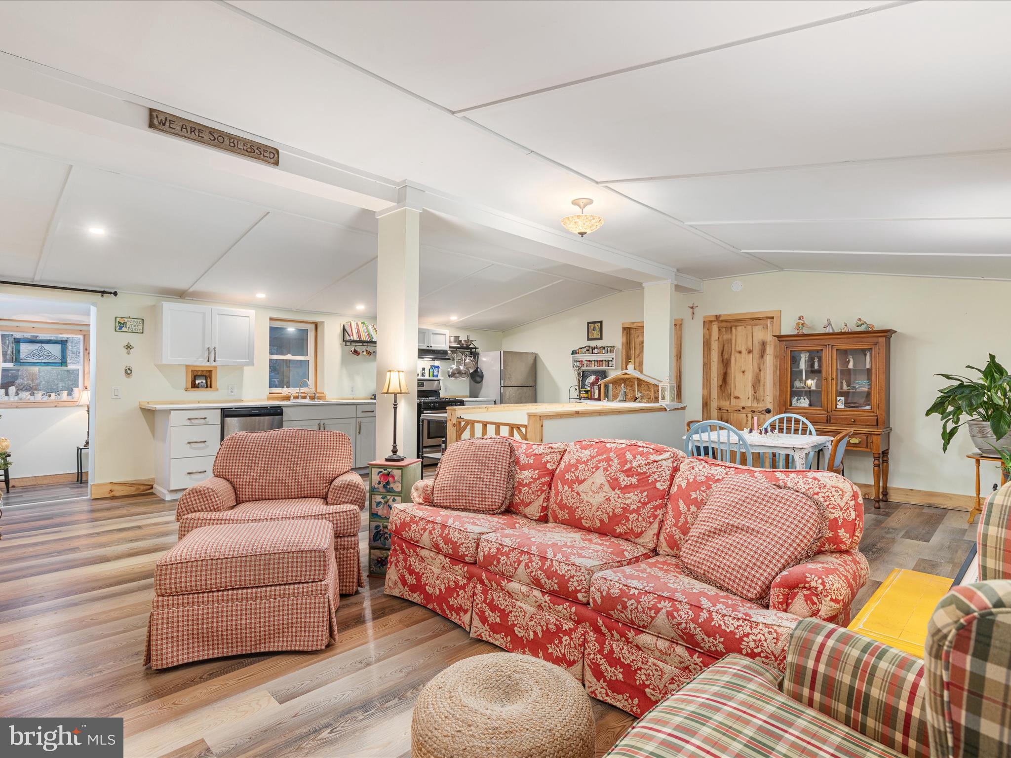1329 Fleming Park Road Mount Jackson, VA 22842 - Photo 8 of 29 a living room with furniture and kitchen view