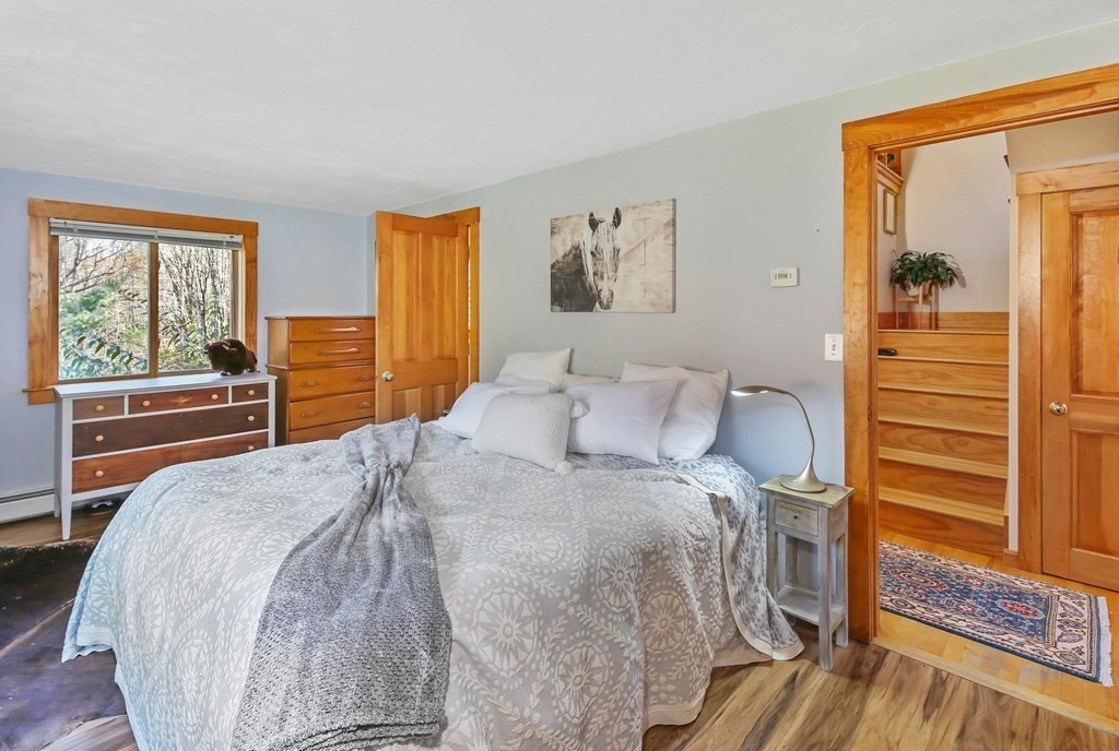 27 Locke Road Rutland, MA 01543 - Photo 15 of 39 a bedroom with a bed and wooden floor