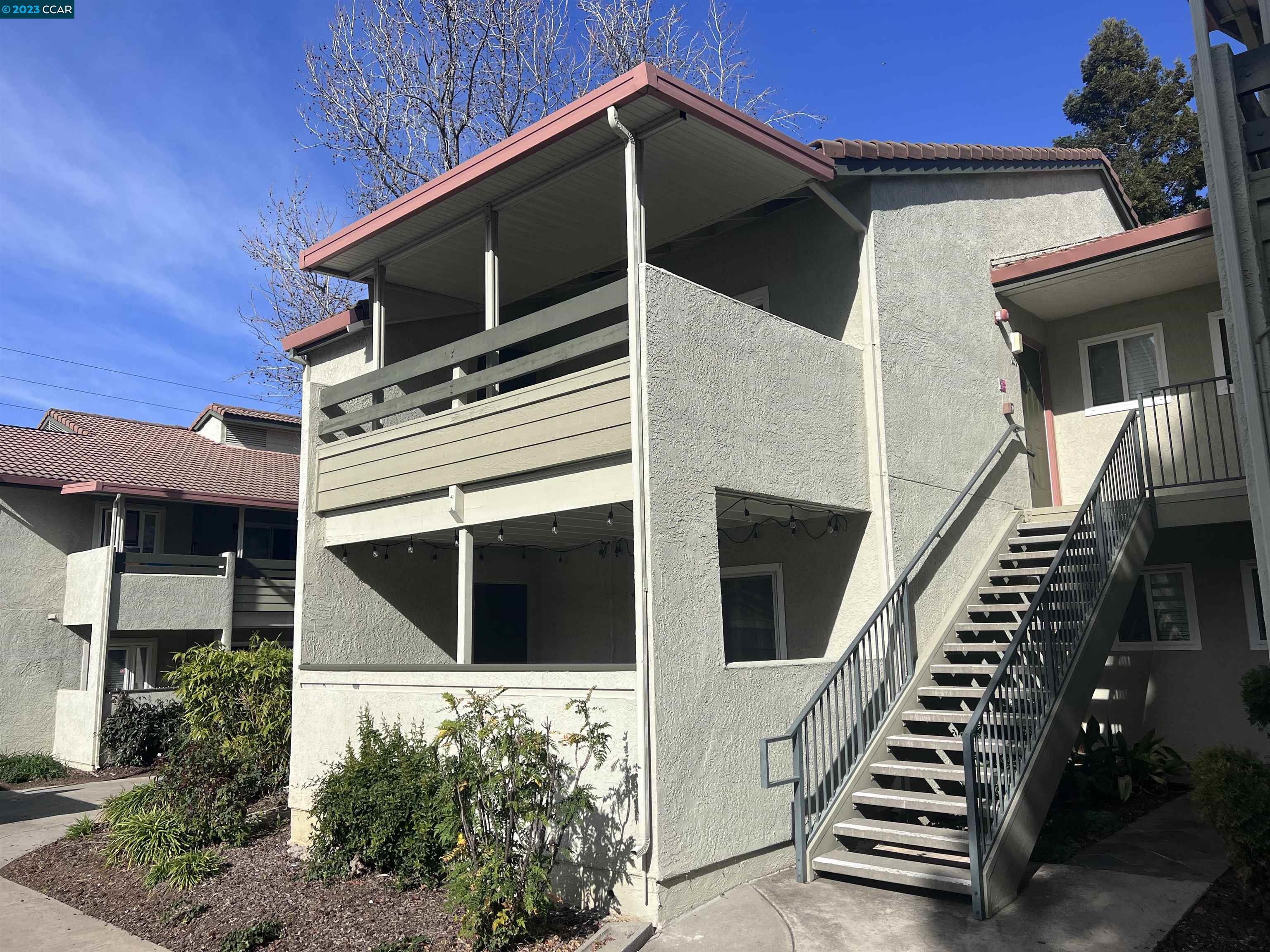 a front view of a house with entryway