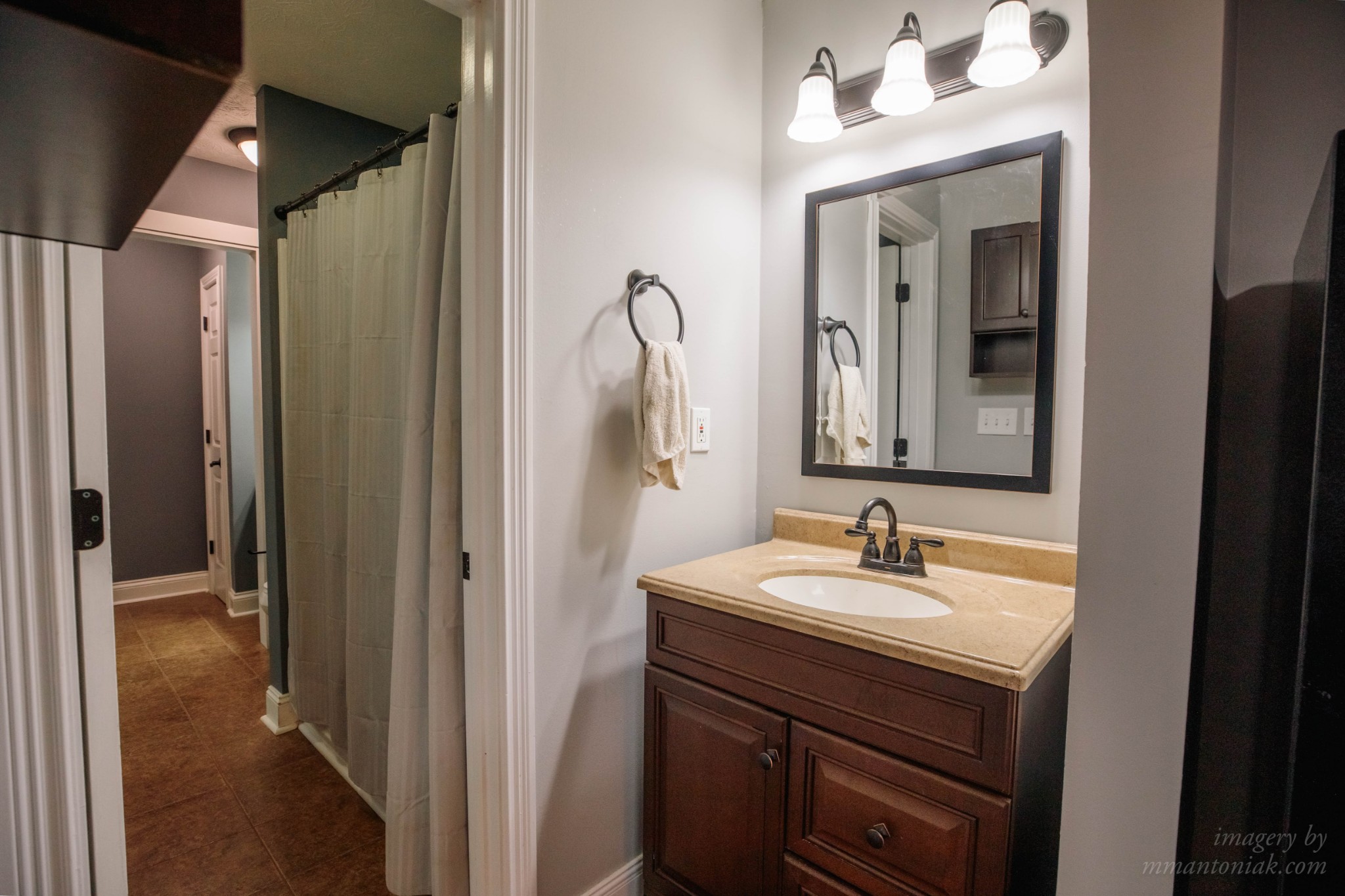 1025 Anderson Road Liberty, TN 37095 - Photo 16 of 41 a bathroom with a sink vanity and a mirror