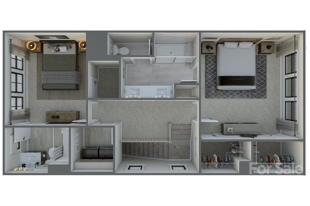 642 East Woodlawn Road Charlotte, NC 28209 - Photo 24 of 27 a bathroom with a sink a mirror and bathtub