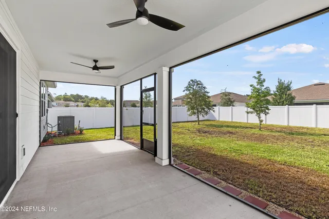 a view of an indoor swimming pool