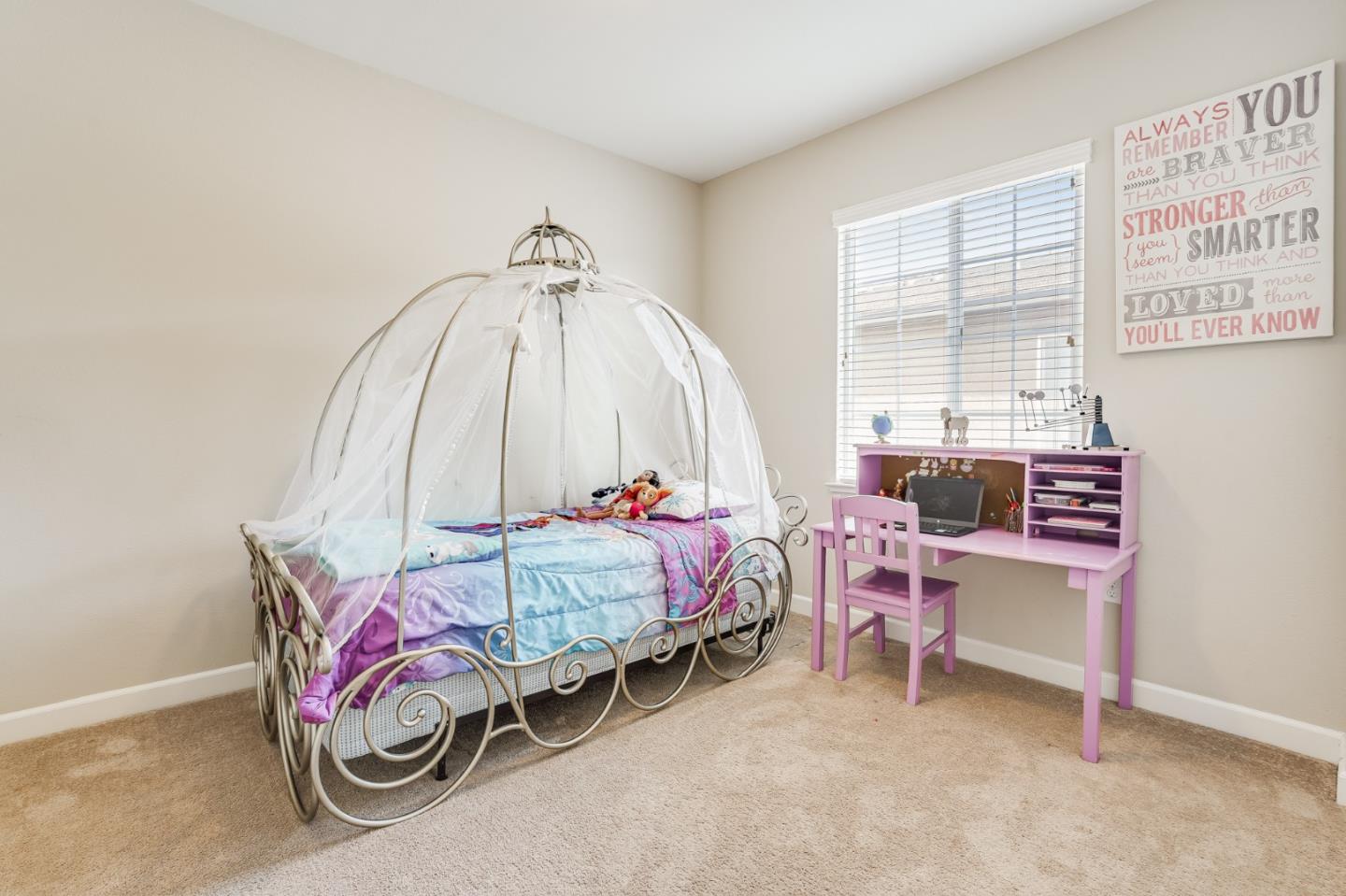 333 Calle Cerro Morgan Hill, CA 95037 - Photo 30 of 45 a bedroom with bed and a window