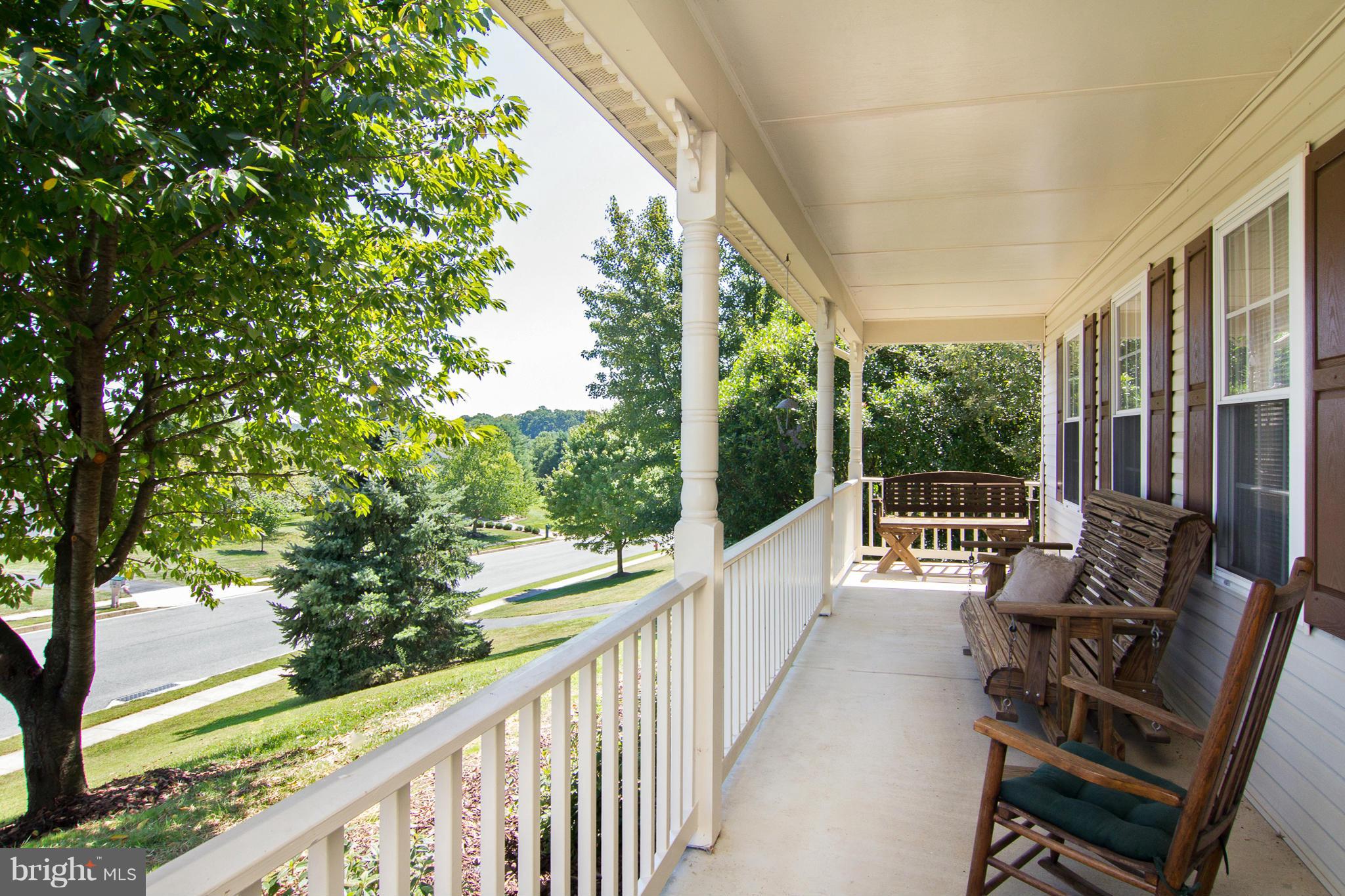 322 Kalorama Road Sykesville, MD 21784 - Photo 4 of 30 Large covered front porch for great views!