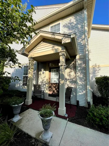 a view of a porch with patio