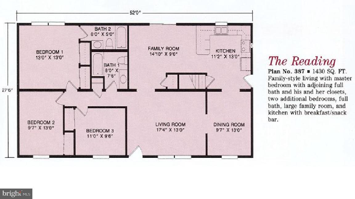 711 Jackson Road Newtonville, NJ 08346 - Photo 19 of 20 Actual layout of new construction