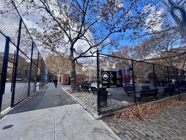 a building with trees in front of it
